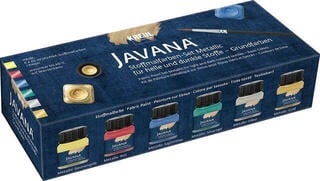 Textilfarbe Kreul Javana Set Eine Reihe von Farben für Textilien 6 x 20 ml