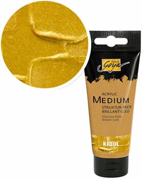 Sredstva Kreul Solo Goya Brilliant Gold Structure Paste 100 ml - 1