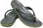 Sejlersko Crocs Crocband Flip Sko Graphite/Volt Green 48-49