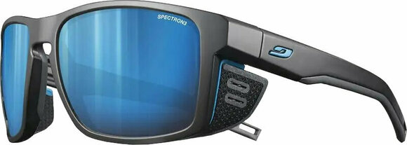 Udendørs solbriller Julbo Shield Black/Blue/Smoke/Multilayer Blue Udendørs solbriller - 1
