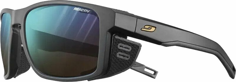 Outdoor Sunglasses Julbo Shield Black/Black/Brown/Blue Flash Outdoor Sunglasses
