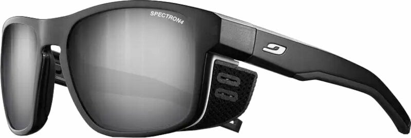 Outdoor Sunglasses Julbo Shield M Translucent Black/White/Brown/Silver Flash Outdoor Sunglasses