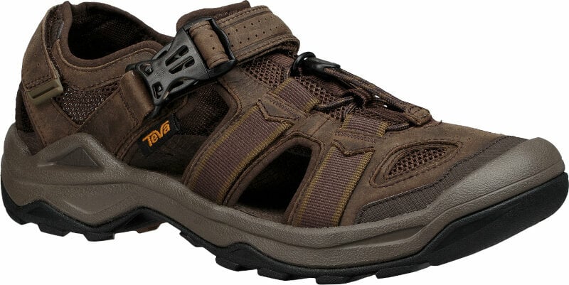 Mens Outdoor Shoes Teva Omnium 2 Leather Men's Turkish Coffee 42 Mens Outdoor Shoes