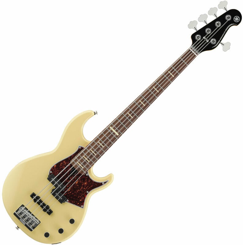 5-saitiger E-Bass, 5-Saiter E-Bass Yamaha BBP35 Vintage White