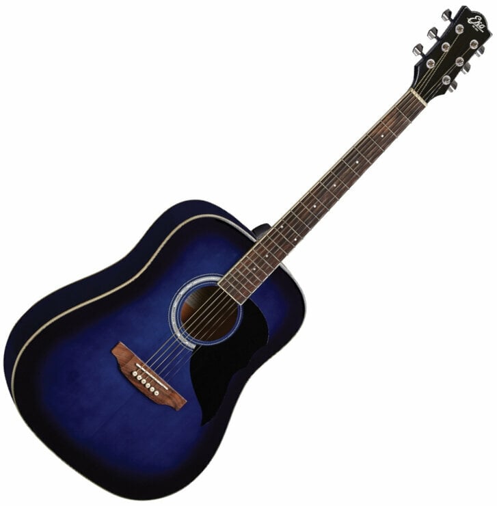 Dreadnought Guitar Eko guitars Ranger 6 Blue Sunburst