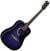 Guitarra dreadnought Eko guitars Ranger 6 Blue Sunburst