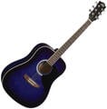 Eko guitars Ranger 6 EQ Blue Sunburst Dreadnought Elektro-Akustikgitarren (Wie neu)