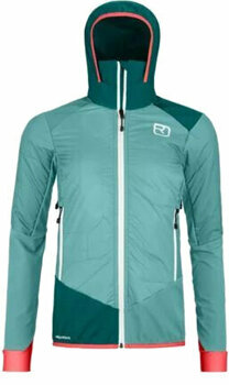Giacca outdoor Ortovox Swisswool Col Becchei Hybrid Jacket W Ice Waterfall XL Giacca outdoor - 1