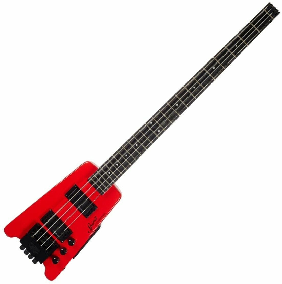 Headless Bass Steinberger Spirit Xt-2 Standard Bass Outfit Hot Rod Red Headless Bass