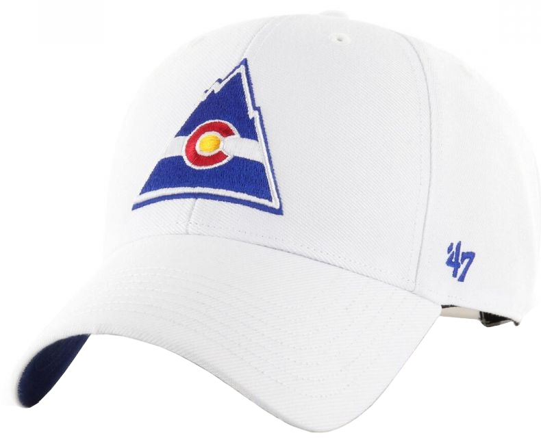 Colorado Rockies Hockey Cap NHL '47 Sure Shot Snapback White - Muziker