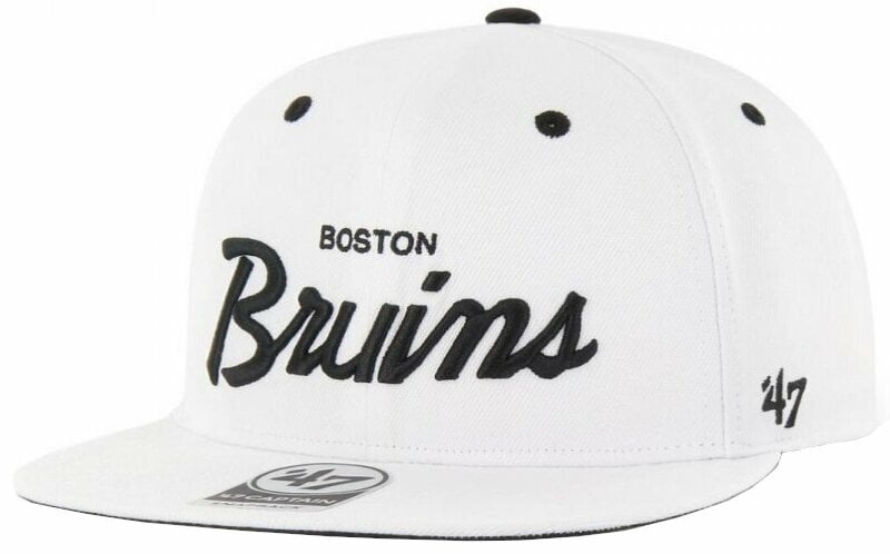 Boné de hóquei Boston Bruins NHL '47 Captain Crosstown Pop White Boné de hóquei