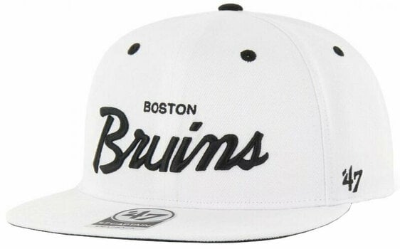 Hokejowa czapka z daszkiem Boston Bruins NHL '47 Captain Crosstown Pop White Hokejowa czapka z daszkiem - 1