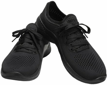 Mens Sailing Shoes Crocs Men's LiteRide 360 Pacer Black/Black 39-40 - 1