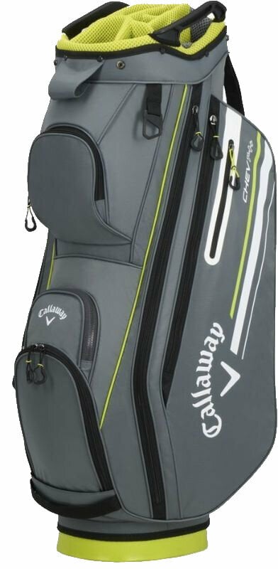 Golf torba Cart Bag Callaway Chev 14+ Charcoal/Flower Yellow Golf torba Cart Bag