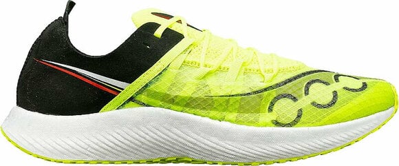 Road running shoes Saucony Sinister Mens Shoes Citron/Black 45 Road running shoes - 1