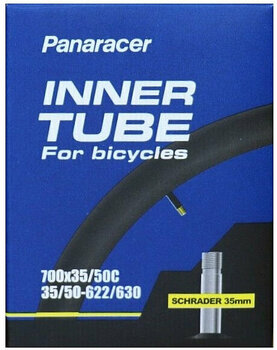 Binnenbanden Panaracer Premium Inner Tube 1,25 - 1,75" Black 35.0 Schrader Binnenband - 1