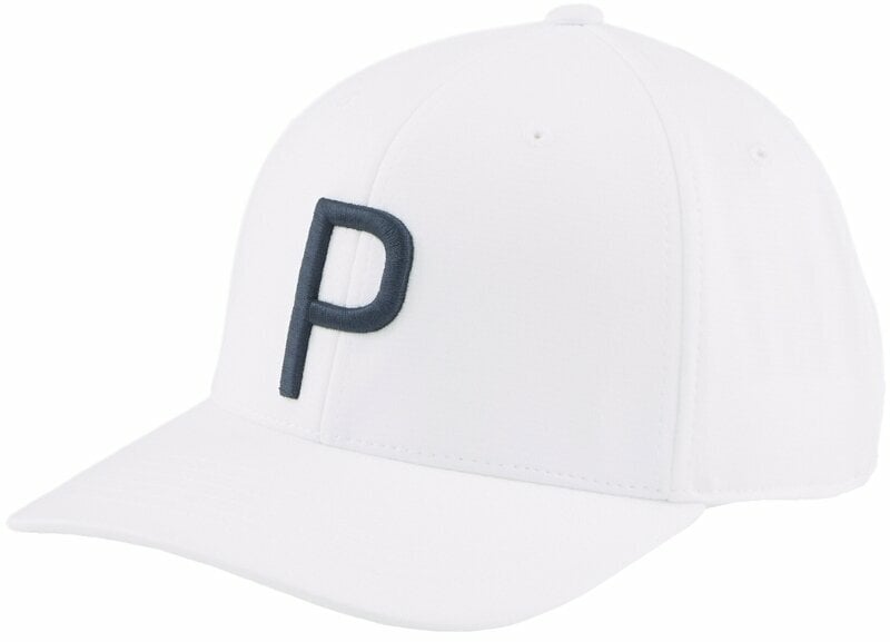 Mütze Puma P Cap White Glow/Navy Blazer