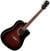 Guitare Dreadnought acoustique-électrique Eko guitars Ranger CW EQ Red Sunburst