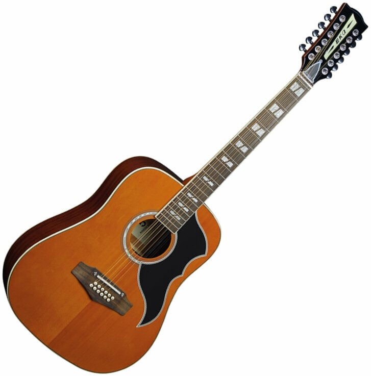 12-string Acoustic-electric Guitar Eko guitars Ranger XII VR EQ Natural