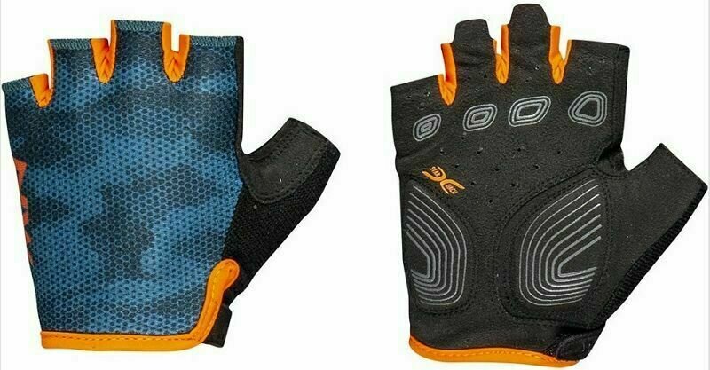 Bike-gloves Northwave Juniors Active Glove Short Finger Blue/Orange 12 Bike-gloves