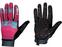 Kolesarske rokavice Northwave Womens Air Glove Full Finger Beetroot/Green L Kolesarske rokavice