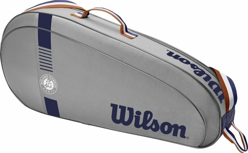 Teniška torba Wilson Team 3 Gray/Blue Roland Garros Teniška torba