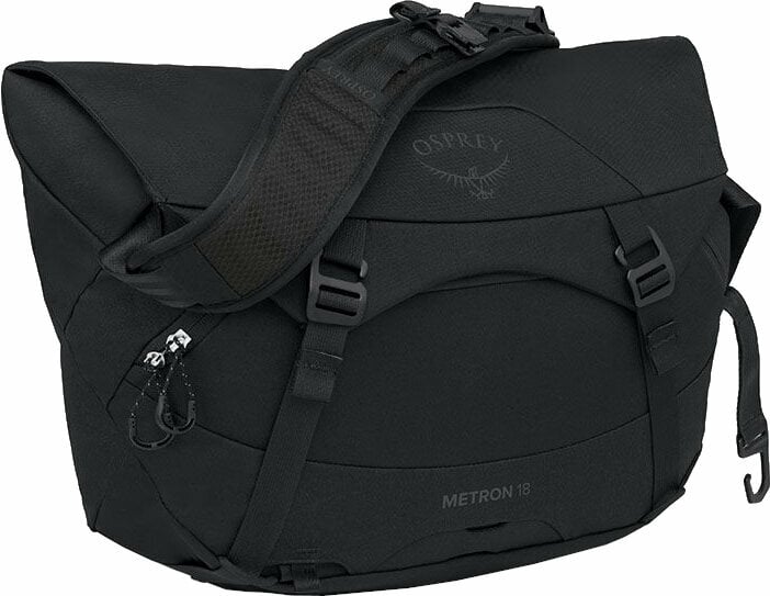 Lifestyle sac à dos / Sac Osprey Metron 18 Messenger Black 18 L Sac bandoulière