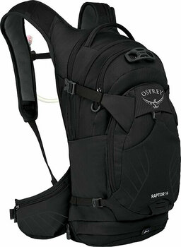 Cycling backpack and accessories Osprey Raptor 14 Black Backpack - 1