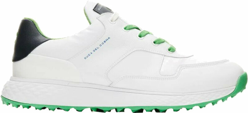 Heren golfschoenen Duca Del Cosma Pagani Men's Golf Shoe White/Navy/Green 43