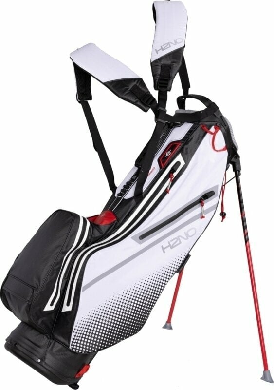 Sac de golf Sun Mountain H2NO Lite Speed Stand Bag Black/White/Red Sac de golf