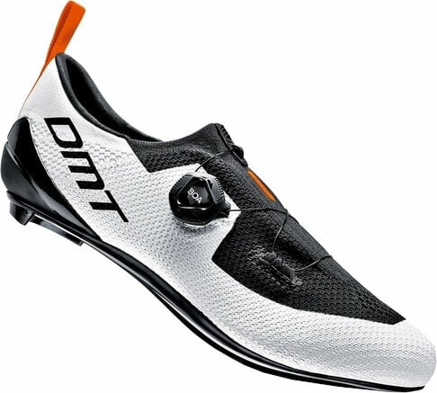 Calçado de ciclismo para homem DMT KT1 Triathlon White 40 Calçado de ciclismo para homem