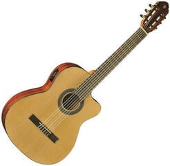 Classical Guitar with Preamp Eko guitars Vibra 150 CW EQ 4/4 Natural Classical Guitar with Preamp