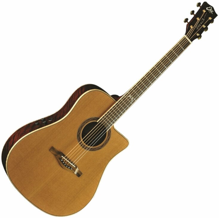 Музикални инструменти > Китари > Електро-акустични китари > Dreadnought китари с електроника Eko guitars Mia D400ce Natural