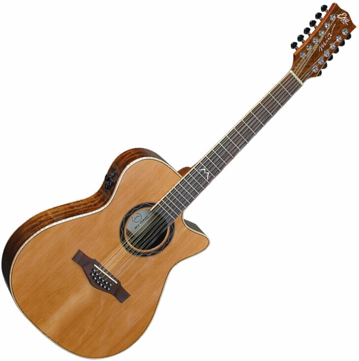 12 húros elektroakusztikus gitár Eko guitars Mia A400ce XII Strings Natural