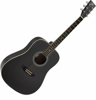Guitare acoustique SX SD104KBK Black - 1