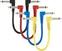 Prepojovací kábel, Patch kábel Dr.Parts DRCA1P Červená-Čierna-Modrá-Žltá Zalomený - Zalomený