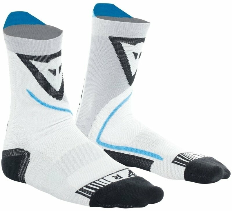 Chaussettes Dainese Chaussettes Dry Mid Socks Black/Blue 45-47