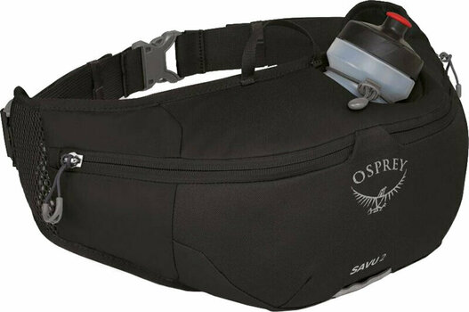 Cycling backpack and accessories Osprey Savu 2 Black Waistbag - 1