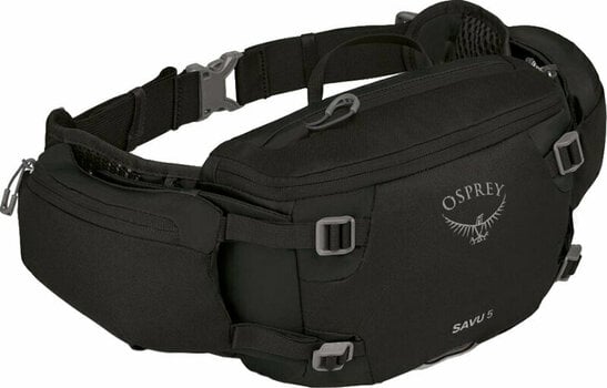Cycling backpack and accessories Osprey Savu 5 Black Waistbag - 1