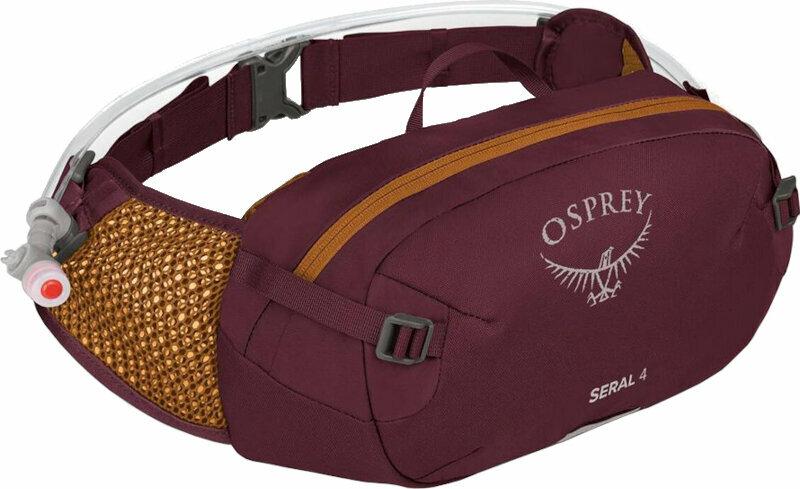Mochila e acessórios para ciclismo Osprey Seral 4 Aprium Purple Bolsa de cintura