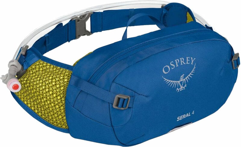 Mochila e acessórios para ciclismo Osprey Seral 4 Postal Blue Bolsa de cintura