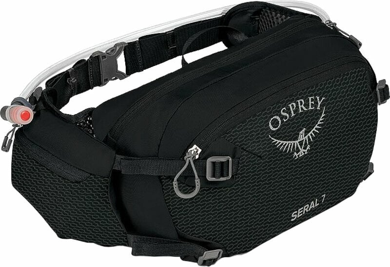 Biciklistički ruksak i oprema Osprey Seral 7 Black Torba oko struka