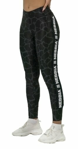 Fitness hlače Nebbia Nature Inspired High Waist Leggings Black XS Fitness hlače