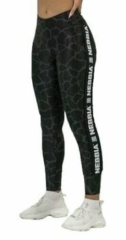 Фитнес панталон Nebbia Nature Inspired High Waist Leggings Black XS Фитнес панталон - 1