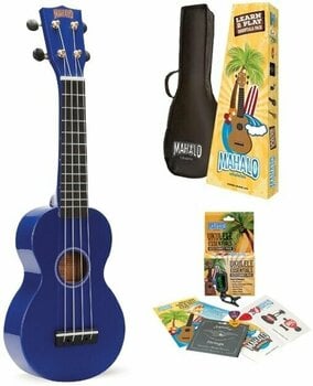 Szoprán ukulele Mahalo MR1BUK Szoprán ukulele Blue - 1