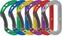 Karbinhakar för klättring Petzl Spirit 6-Pack D Carabiner Blue/Gray/Violet/Green/Red/Yellow Solid Bent Gate