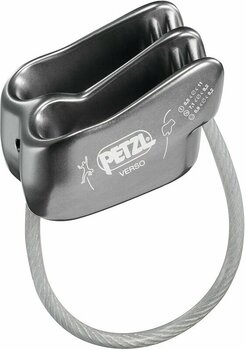 Safety Gear for Climbing Petzl Verso Belay/Rappel Device Gray - 1