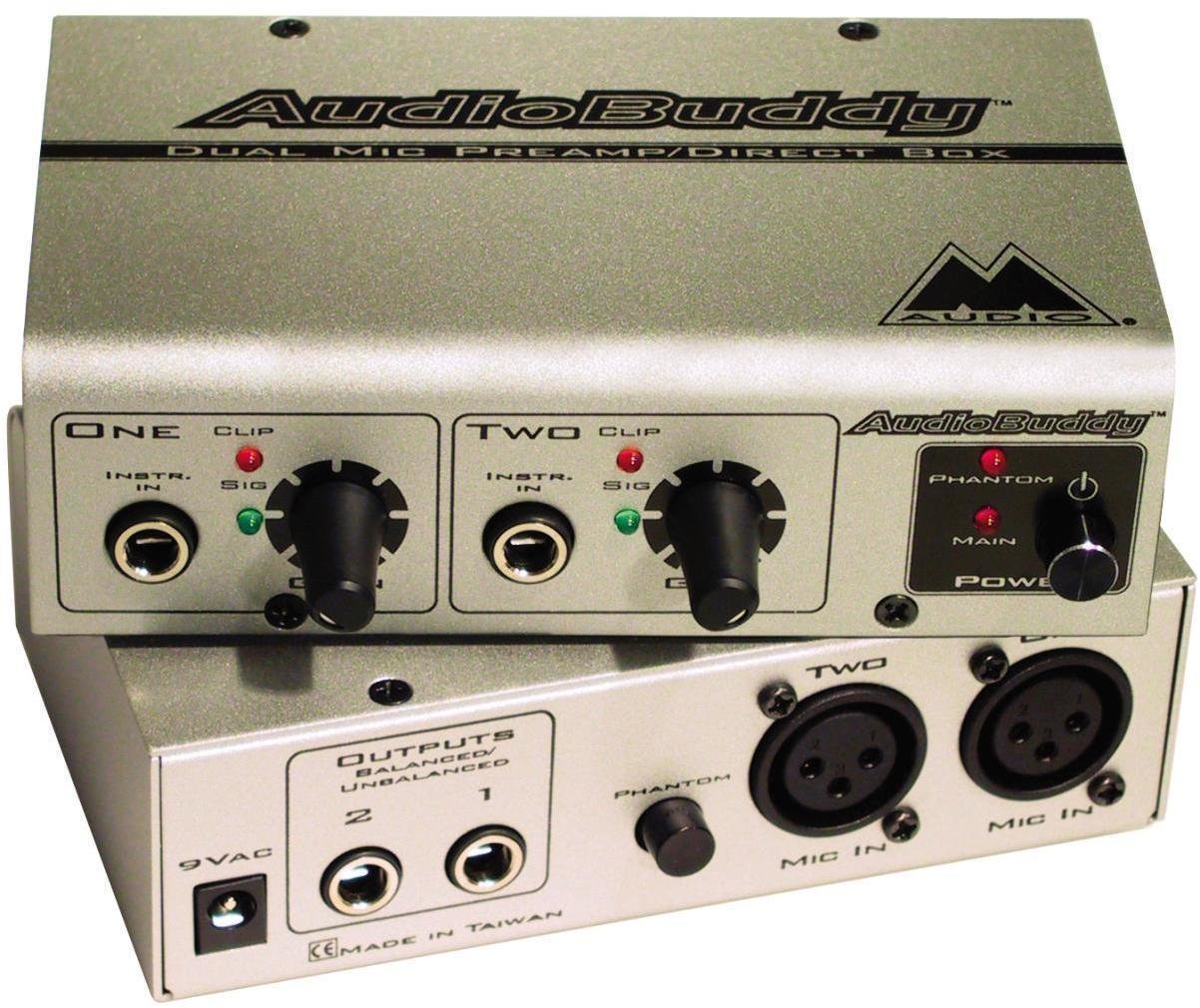 Pré-amplificador de microfone M-Audio Audio Buddy