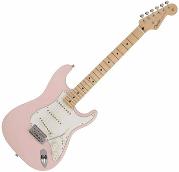 Elektrická kytara Fender Made in Japan Junior Collection Stratocaster MN Satin Shell Pink - 1