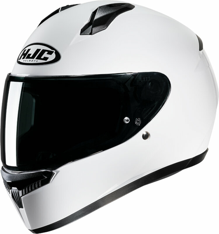 Photos - Motorcycle Helmet HJC C10 Solid White XS Helmet 10052806 